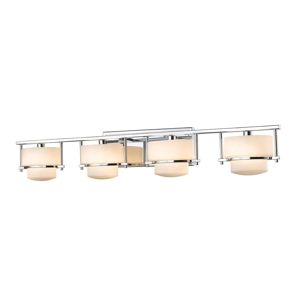 Beau 44" Rubbed Brass Glass Island Pendant Light