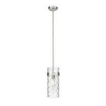 1 Light Pendant In Industrial Style-11.5 Inches Tall And 11 Inches Wide-Polished Nickel Finish    -Traditional Installation Z-Lite 3037P11-Pn