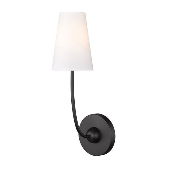 Z-Lite 3040-1S Shannon 17" Tall Wall Sconce - Black