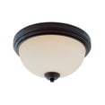 thumbnail image 1 of Z-Lite Chelsey 2 Light Flush Mount in Dark Bronze, 1 of 3