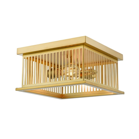 2 Light Flush Mount - 333F2BR