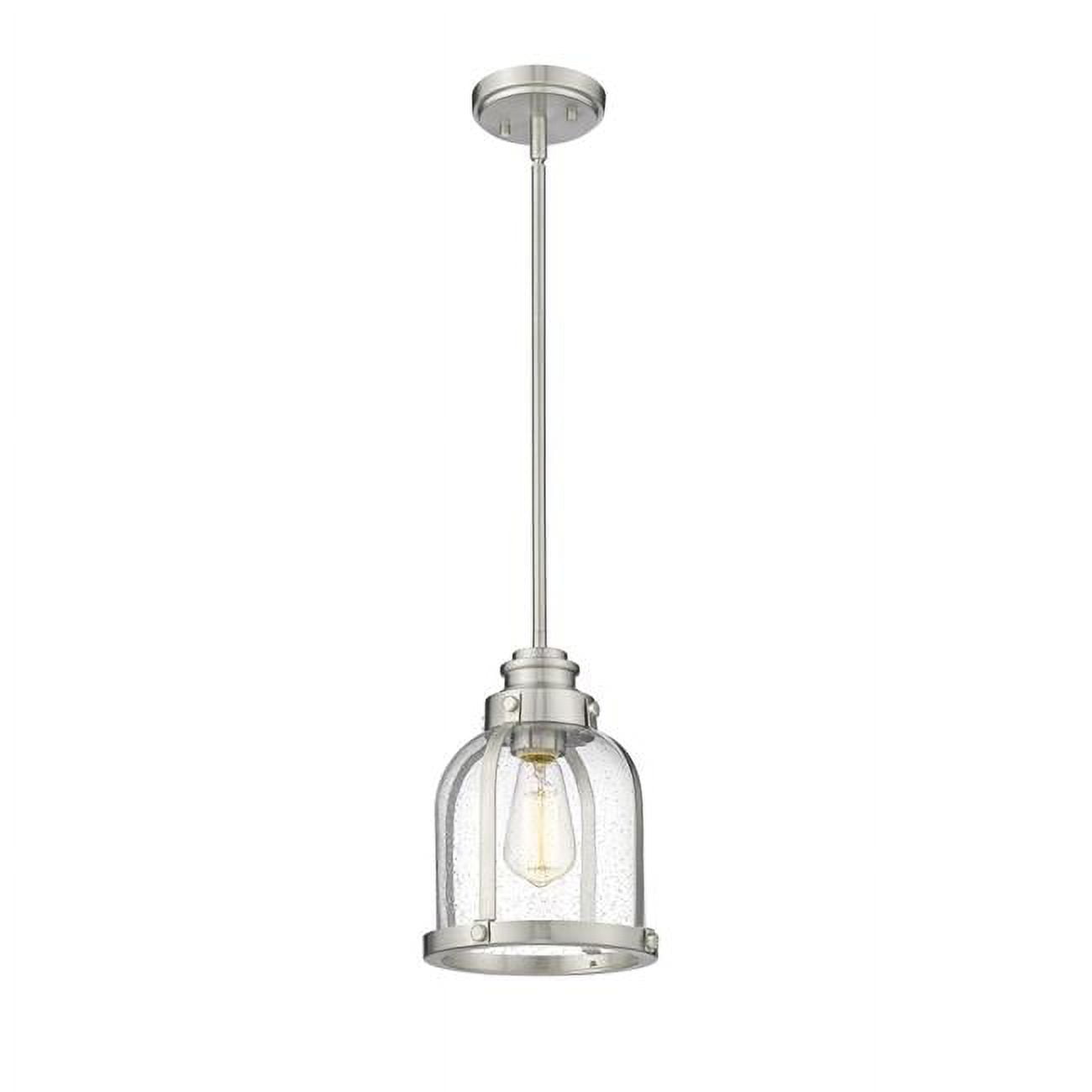 Z Lite 337MP-BN One Light Mini Pendant, Brushed Nickel