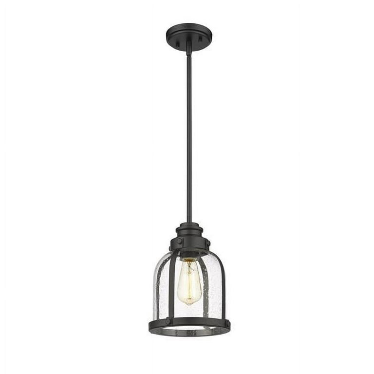 Z-Lite 1 Light Mini Pendant 337MP-BRZ+HB - Amazon.com