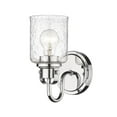 thumbnail image 1 of Z-Lite 340-1S Kinsley 10" Tall Wall Sconce - Chrome, 1 of 7