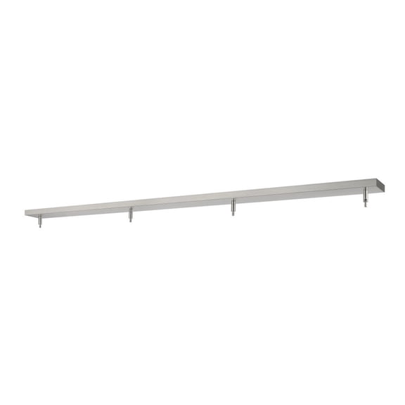 CP5404-BN-Z-Lite-Accessory - 4 Light Ceiling Plate-4.5 Inches Wide Brushed Nickel Finish
