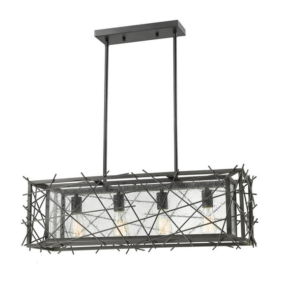 Z-Lite 4 Light Linear Chandelier