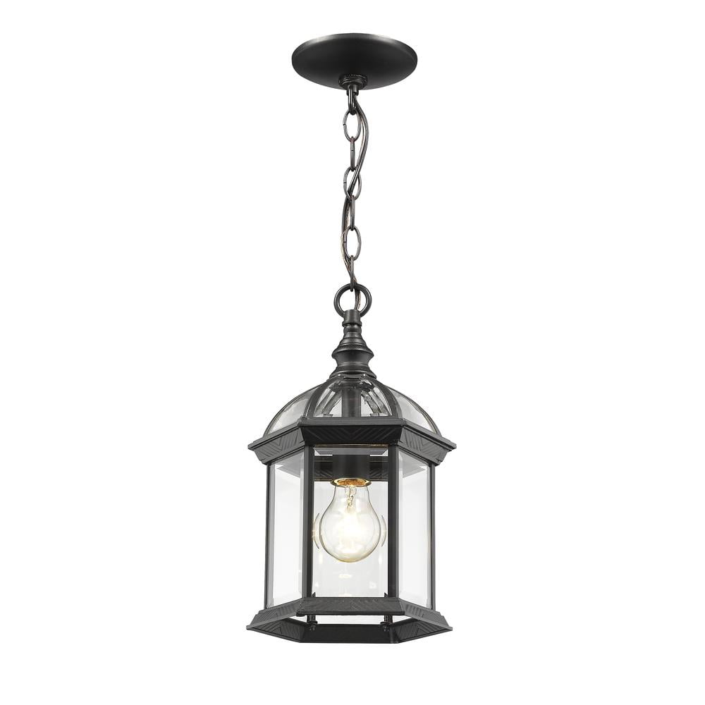 579PHXLXR-564P-BK-Z-Lite-Talbot - 4 Light Outdoor Post Mount In Transitional Style-116.75 Inches Tall and 19.5 Inches Wide-Black Finish