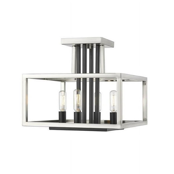 Z-Lite 4 Light Semi Flush Mount