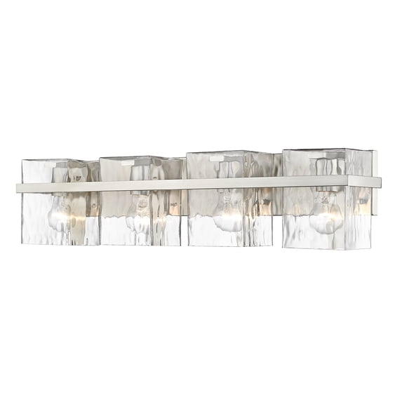 1938-4V-BN-Z-Lite-Bennington - 4 Light Bath Vanity In Traditional Style-7 Inches Tall and 29.25 Inches Wide-Brushed Nickel Finish
