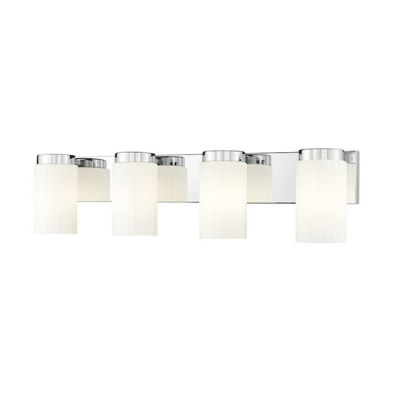 Z-Lite Burk 4 Light Vanity, Chrome