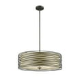 thumbnail image 1 of Z-Lite 4000-44 Marsala 8 Light 1 Tier Ambient Mini Chandelier - Nickel, 1 of 2