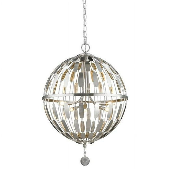 Z-Lite - Almet - 5 Light Pendant in Metropolitan Style - 18.25 Inches Wide by