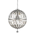 thumbnail image 1 of Z-Lite 430B24 Almet 6 Light Pendant - Nickel, 1 of 3