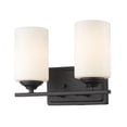thumbnail image 1 of Z-Lite 432F2-BN Jarra 2 Light Flush Mount Ceiling Fixture - Nickel, 1 of 2