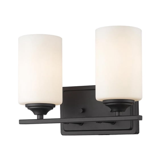 Z-Lite 432F2-BN Jarra 2 Light Flush Mount Ceiling Fixture - Nickel