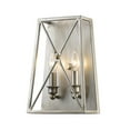 thumbnail image 1 of Z-Lite 447Mp Trestle 8" Wide Cage Mini Pendant - Matte Black / Olde Brass, 1 of 5