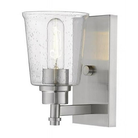 1 Light Wall Sconce In Fusion Style 5 Inches Wide By 8.5 Inches High Z-Lite 464-1S-Bn