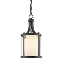 Z-Lite 475-1S-MB-CH Bleeker Street Wall Sconce, Matte Black & Chrome - 7.5 x 5 x 6.5 in.