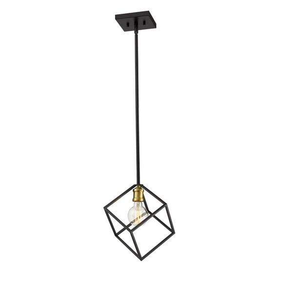 1 Light Pendant-Bronze/Olde Brass Finish Z-Lite 478P11-Brz-Obr