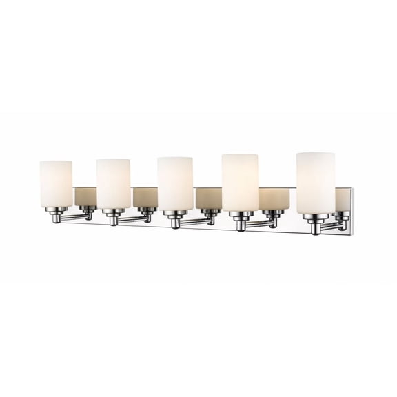 485-5V-CH-Z-Lite-Soledad - 5 Light Bath Vanity-7.5 Inches Tall and 38.75 Inches Wide-Chrome Finish