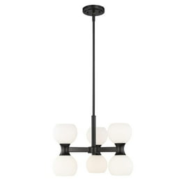 1 Light Chandelier-Matte Black Finish Z-Lite 6013-12Mb - Walmart.com