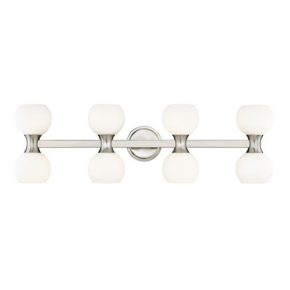 Z-Lite 494-8V-BN Artemis 8 Light 11" Wide Vanity Light - Nickel