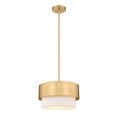 thumbnail image 1 of 495P12-MGLD-Z-Lite-Counterpoint - 1 Light Pendant In Modern Style-7.25 Inches Tall and 12 Inches Wide-Modern Gold Finish, 1 of 2