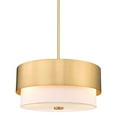 thumbnail image 1 of 495P18-MGLD-Z-Lite-Counterpoint - 3 Light Pendant In Modern Style-9.25 Inches Tall and 18 Inches Wide-Modern Gold Finish, 1 of 7