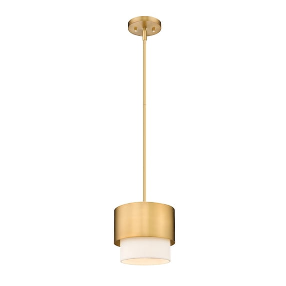 Z-Lite Counterpoint 1 Light Pendant, Modern Gold