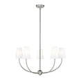 thumbnail image 1 of 3040-32BN-Z-Lite-Shannon - 5 Light Chandelier In Traditional Style-16.5 Inches Tall and 32 Inches Wide-Brushed Nickel Finish, 1 of 2