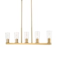 thumbnail image 1 of Z-Lite 826-5L Titus 5 Light 44" Wide Linear Chandelier - Gold, 1 of 7