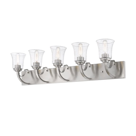 Z-Lite Halliwell 5 Light Vanity in Brushed Nickel
