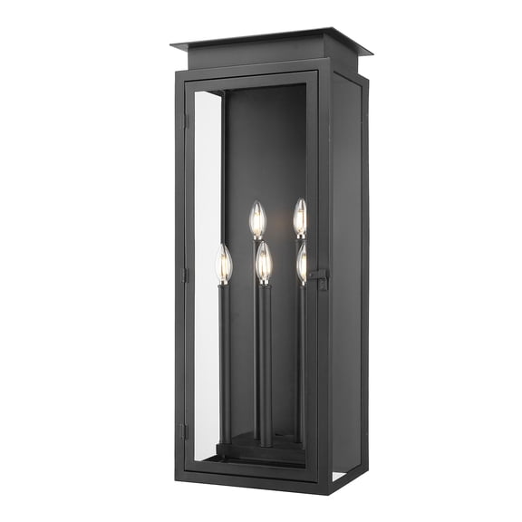 Z-Lite 5018XL-BK Nova 5 Light 32" Tall Outdoor Wall Sconce - Black
