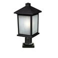 thumbnail image 1 of 1 Light Outdoor Post Mount Light 507PHB-BK-PM, 1 of 2