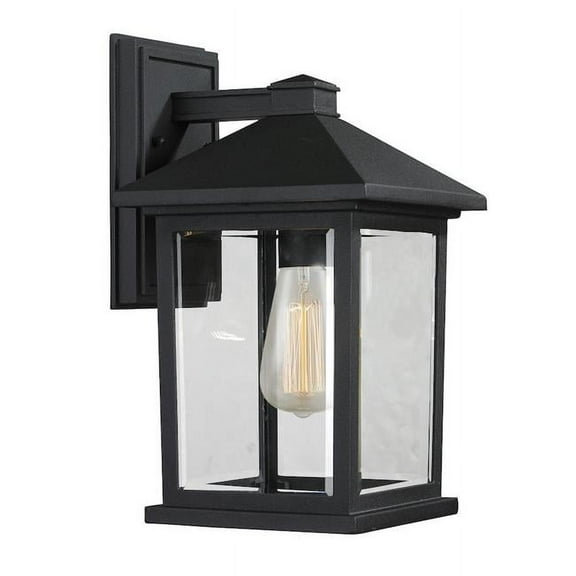 Z-Lite 531M-BK 1 Outdoor Wall Light, Black