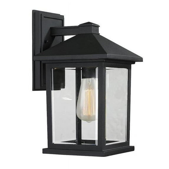 Z-Lite 531M-BK 1 Outdoor Wall Light, Black