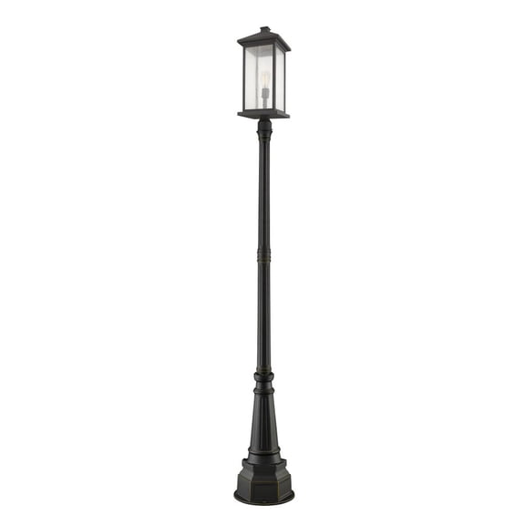 1 Light Outdoor Post Mount Lantern In Seaside Style 14.25 Inches Wide By 105.25 Inches High Z-Lite 531Phbxlr-564P-Orb