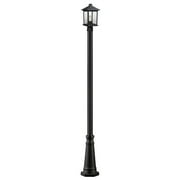 Z-Lite 531Phmr-519P Portland 110" Tall 1 Light Outdoor Lantern Post Light / Post Included