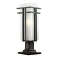thumbnail image 1 of Z-Lite 550PHBR-533PM-ORBZ- Outdoor Pier Mount Light Oil Rubbed Bronze Steel Glass, 1 of 2