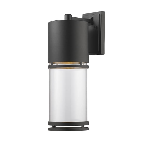 Z-Lite Luminata Outdoor LED Wall Light in Black