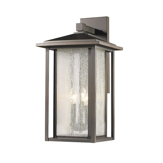 Z-Lite Aspen 3 Light Outdoor Wall Lighting in Oil Rubbed Bronze