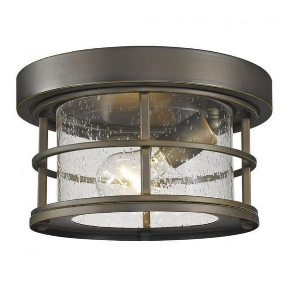 Z-Lite 555F-ORB 1 Light Outdoor Clear Seedy