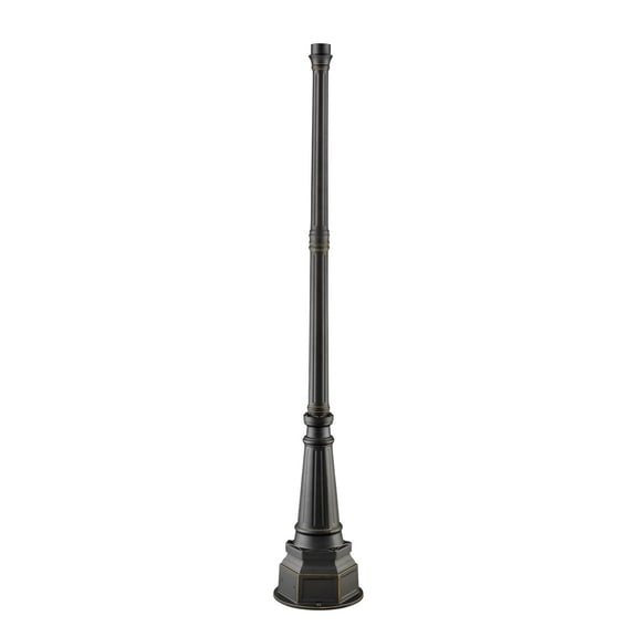 564P-ORB-Z-Lite-Accessory - Outdoor Post in Industrial Style - 14.17 Inches Wide by 84.25 Inches High-Oil Rubbed Bronze Finish