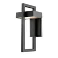 thumbnail image 1 of Z-Lite 566M-BK-LED Luttrel 15-Inch Modern Outdoor Sconce Wall Light, Black, 1 of 6