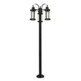 thumbnail image 1 of 3 Light Outdoor Post Mount Lantern In Period Inspired Style 24 Inches Wide By 94.25 Inches High Z-Lite 569Mp3-567P-Bk, 1 of 3