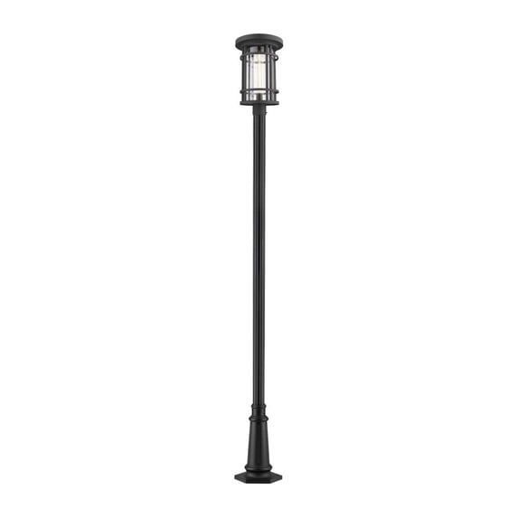 Z-Lite 570Phxl-557P Jordan 114" Tall Outdoor Single Head Post Light - Black