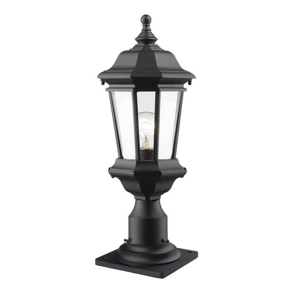 16W 2 Led Outdoor Wall Sconce In Transitional Style-12 Inches Tall And 6.25 Inches Wide Z-Lite 577S-Bk-Led