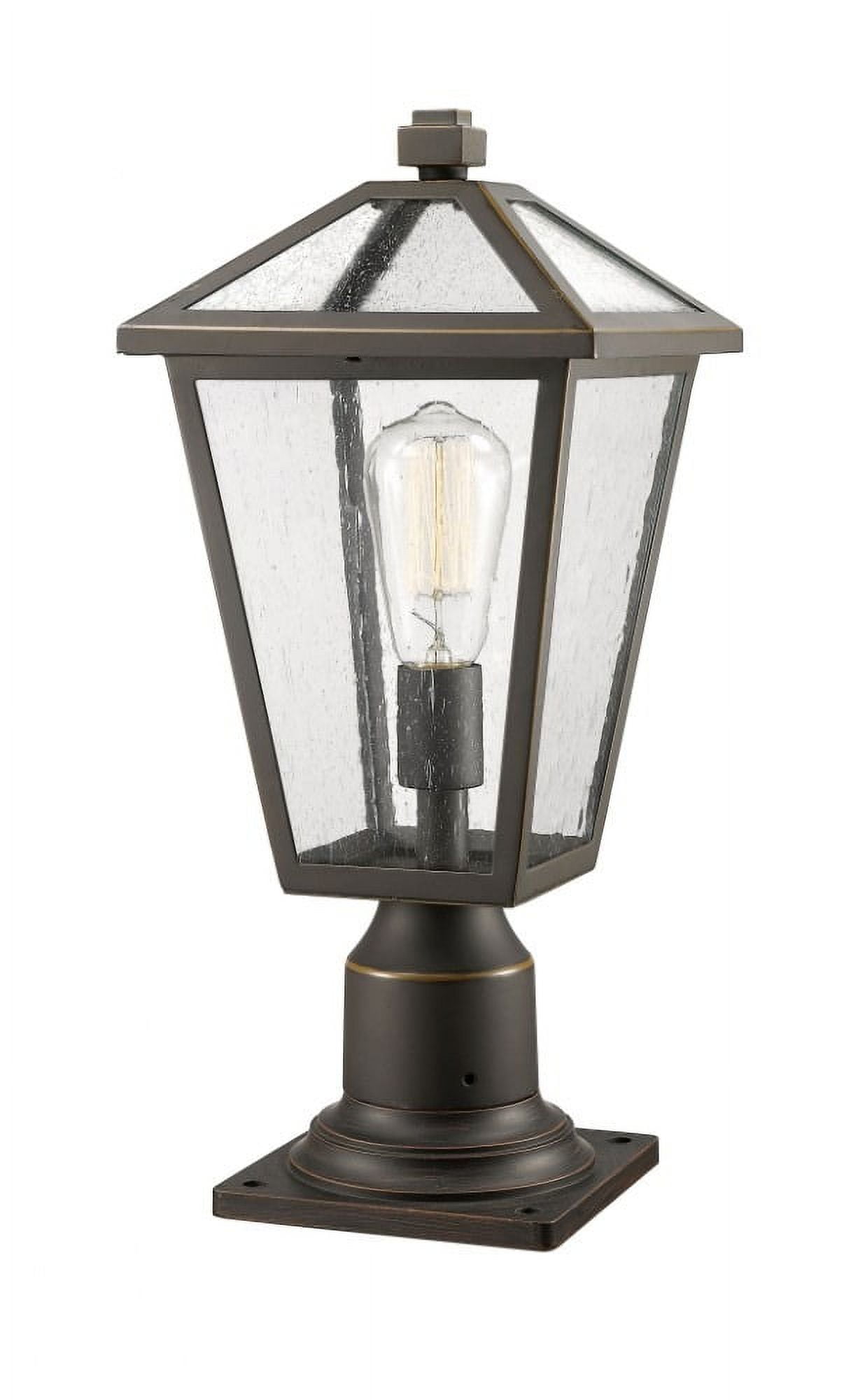 Z-Lite 579PHMR-533PM-ORB Outdoor Post Light Rubbed Bronze Stainless Steel + Aluminium Talbot