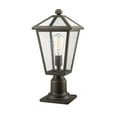 thumbnail image 1 of Z-Lite 579PHMR-533PM-ORB Outdoor Post Light Rubbed Bronze Stainless Steel + Aluminium Talbot, 1 of 5