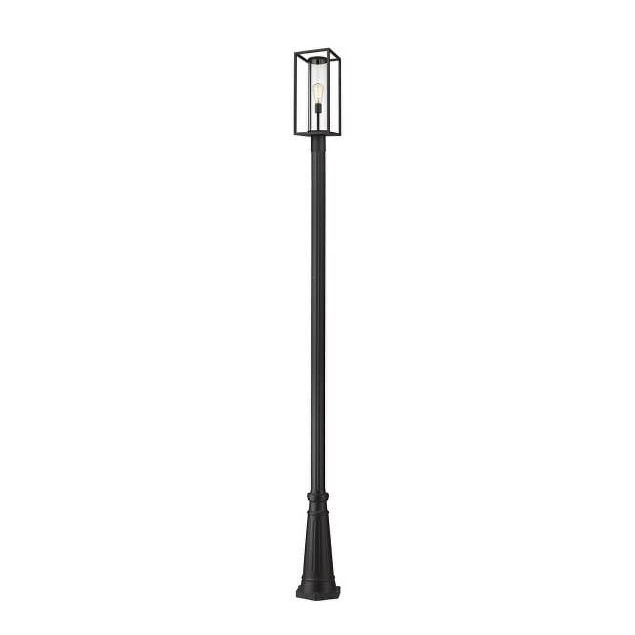 Z Lite 584PHMR-519P-BK 116 in. Dunbroch 1 Light Black Outdoor Post Mounted Fixture